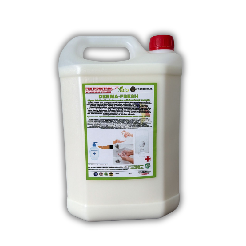 DERMA-FRESH – Curățenie pură. Protecție reală. Parfum fin, tip Dove, pentru o piele răsfățată.(Pentru preț şi cantitate angro Contactați-ne)